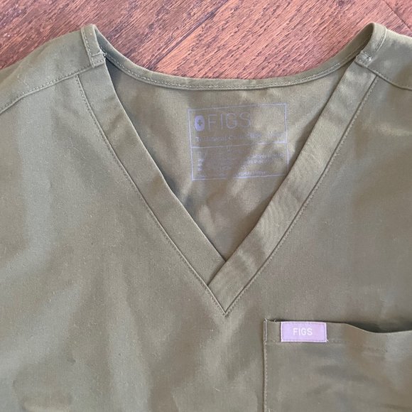 Catarina 1 pocket top - Dark Olive - XXS - Picture 2 of 2